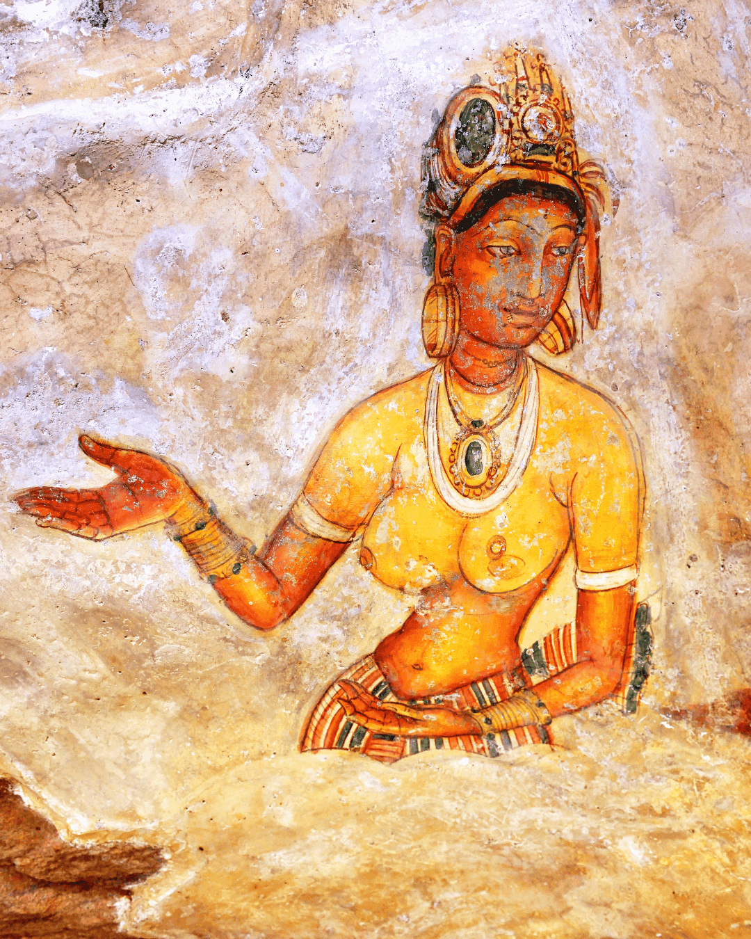 Sigiriya Frescoes - Ancient Rock Art